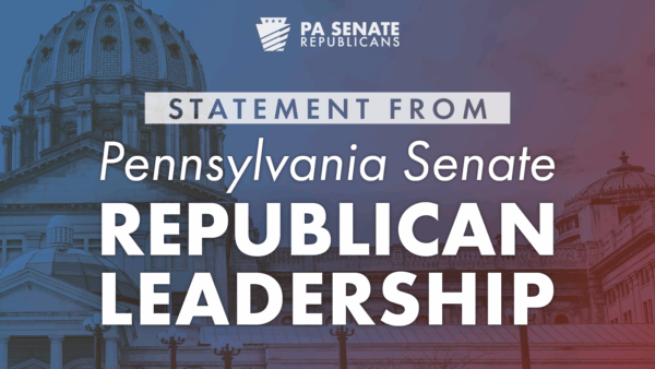 PA Senate Leaders Issue Statement on Political Threat to General Assembly Members